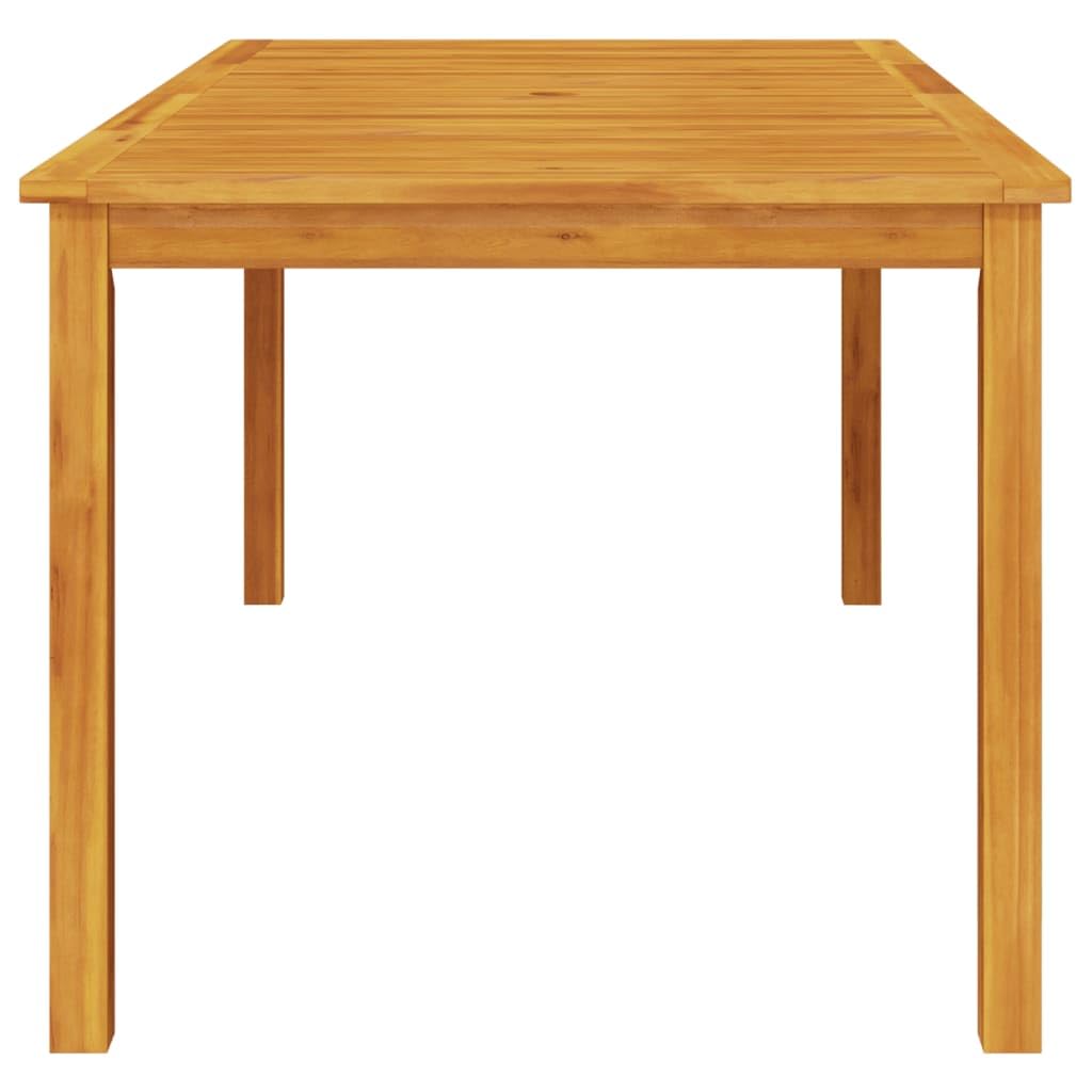 Homgoday Stół ogrodowy, drewniany stół tarasowy, stół ogrodowy, stół balkonowy, stolik do kawy, meble ogrodowe, stół do jadalni, 180 x 90 x 75 cm, lite drewno akacjowe