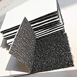 2 x 4 Inch Hook Loop Strips with Adhesive Square Hook and Loop Tape Heavy Duty Strips Sticky Back Fa