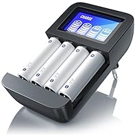 Algopix Similar Product 7 - LCD battery charger 4slot smart fast