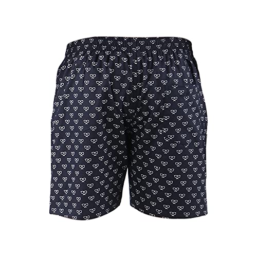 Image of ALPHABETS Men's Cotton Boxer Briefs (Pack of 1) Black