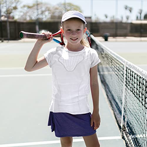 image for TUOYR Padded Shirt Youth Boys Padded Compression Sports Protective T-S