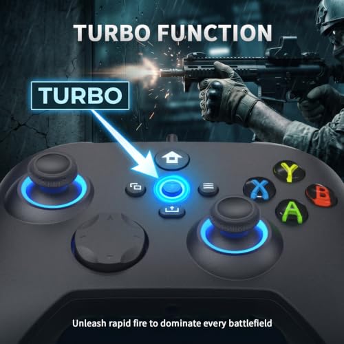Image of YUYIU Wired Controller for Xbox One, Xbox Series X|S, PC, Steam, iOS