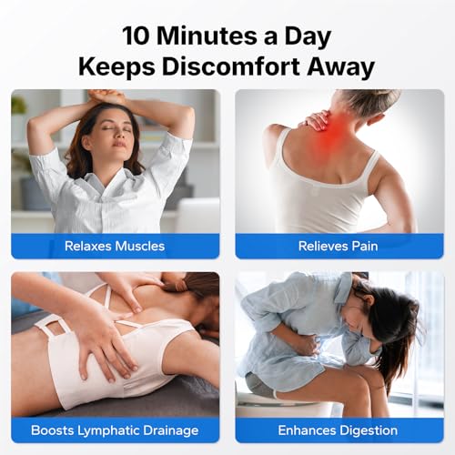 Image of MERACH Vibration Plate Exercise Machine, Curved Vibration Plate for Lymphatic Drainage Weight Loss, Vibrating Plate with Real-Time Calorie Tracking on LED Display, Workout Equipment for Home Women Men