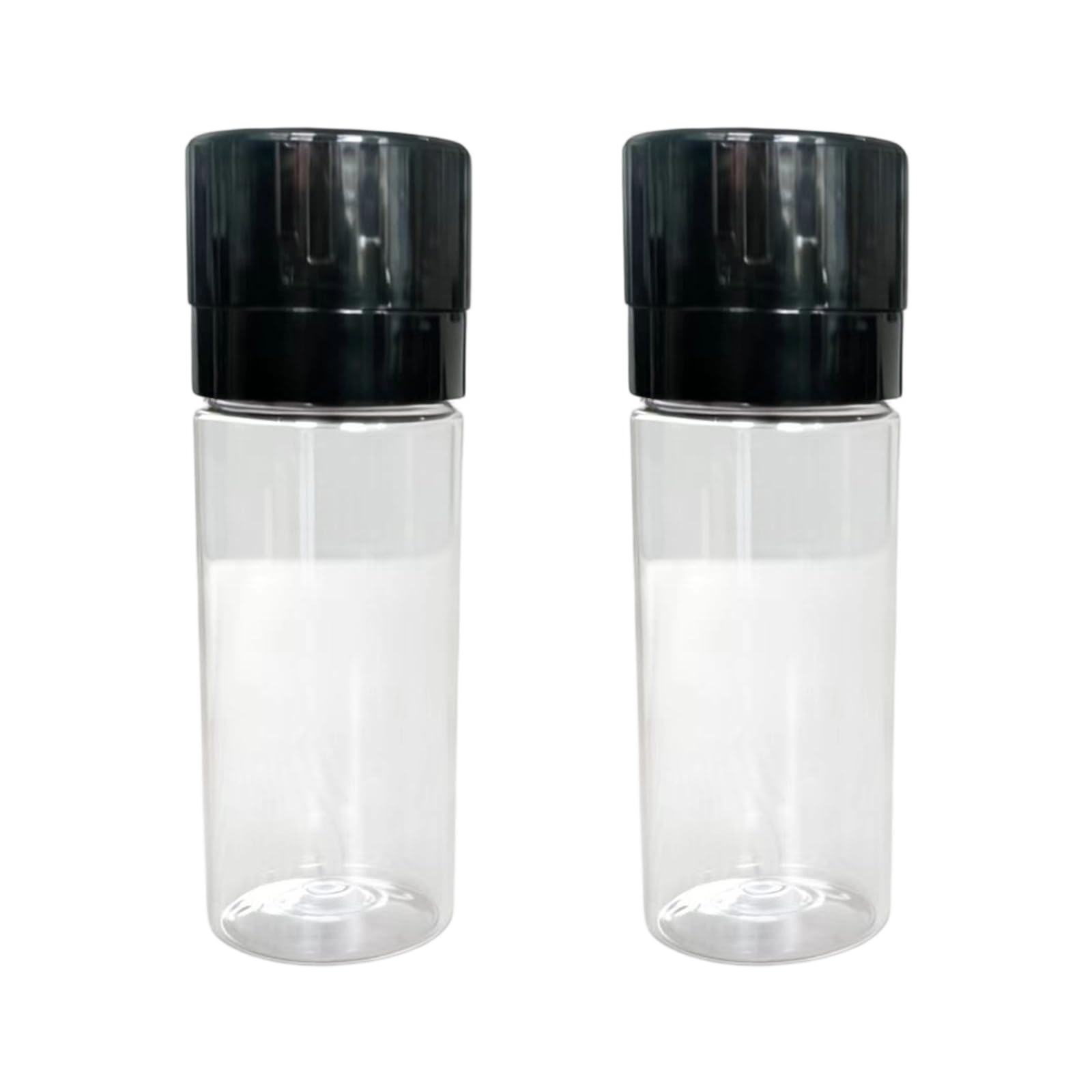 Tsynapter 2Pieces 100Ml Salt and Peppers Shaker with Visible Levels Indicators and Ergonomic Designs Camping Salt Stirrer Camping Stirrer