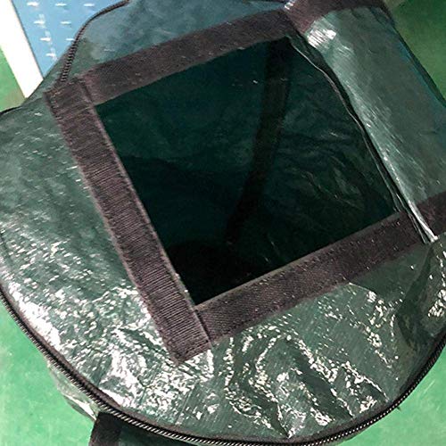Runtodo Collapsible Compost Bin,Yard Waste Bag, Reusable Heavy Duty Garden Leaf Waste Bag Yard Compost Bin Composting… - Image 3