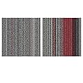 Carpet Floor Tiles 16PCS Non Slip Carpet Tiles Freely Splice Commercial Square Flooring Tiles Rug with Adhesive Stickers Heavy Duty Loop Pile Multi-Purpose Floor Mat-43 Square Feet(Color:red)