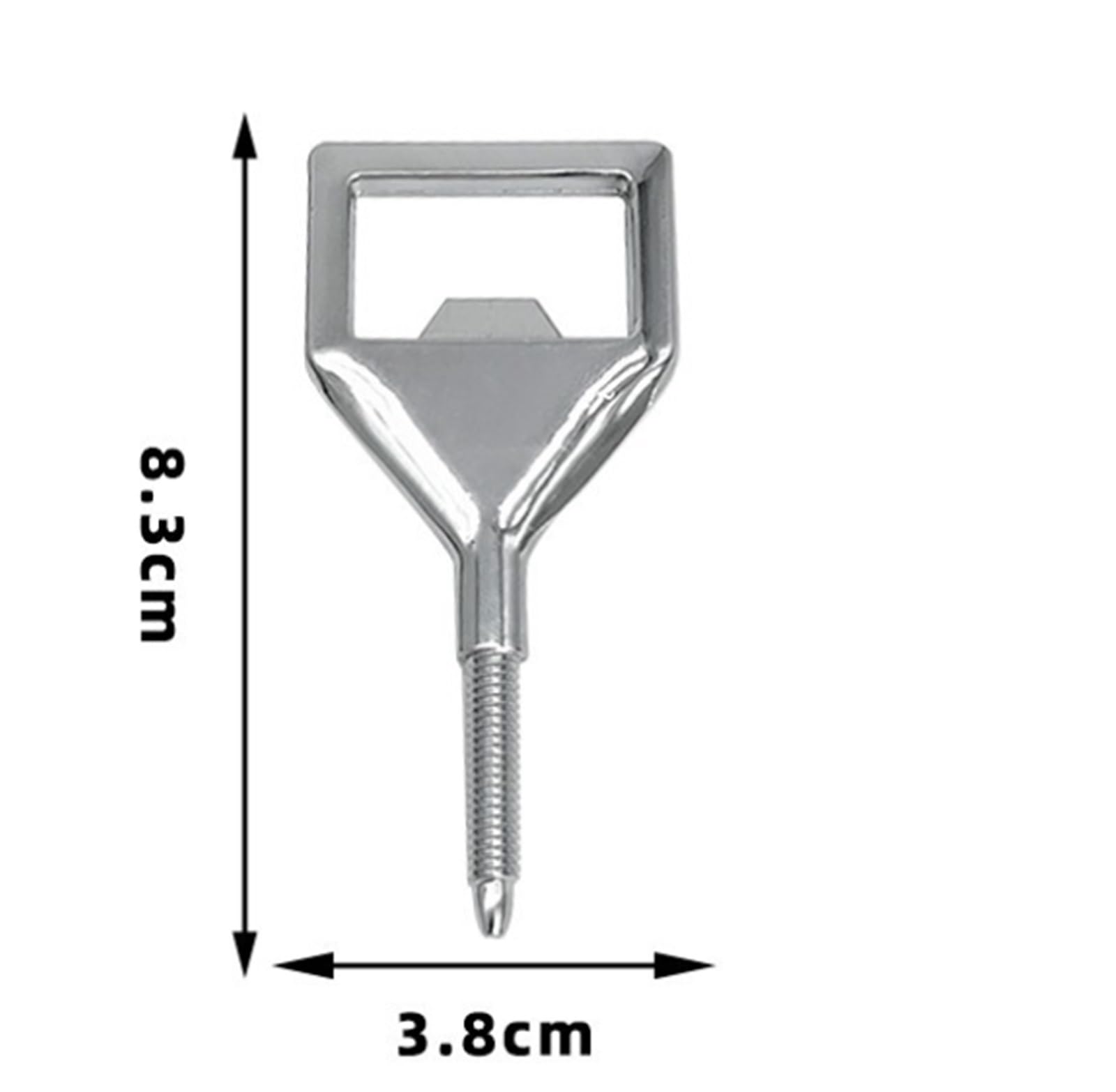 20 Stück Flaschenöffner-Einsätze mit Metallgewinde | Flaschenöffner-Rohling-Sets for Holzkappen, handgefertigtes Bastelprojekt