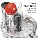 Hamilton Beach Big Mouth Duo Plus 12 Cup Food Processor & Vegetable Chopper with Additional Mini 4 Cup Bowl, Black (70580) - Image 3