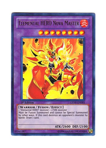 Amazon.co.jp: 遊戯王 英語版 GENF-EN093 Elemental HERO Nova Master 