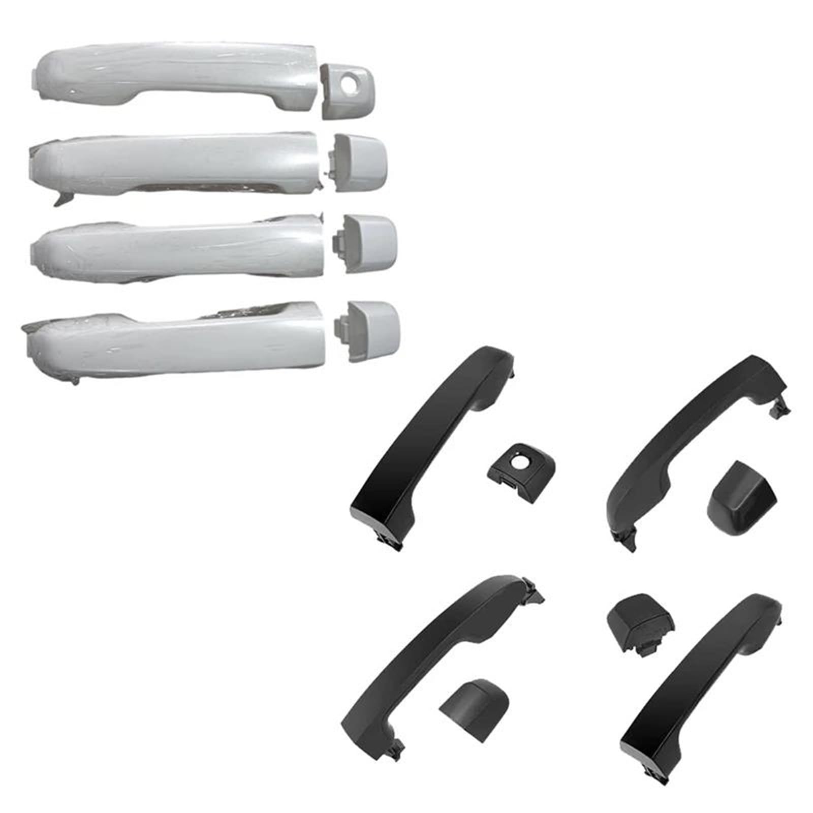 Yytemd Black Car Door Handle Outside Exterior For Lexus Gx460 2014-2018 Chrome(Black)