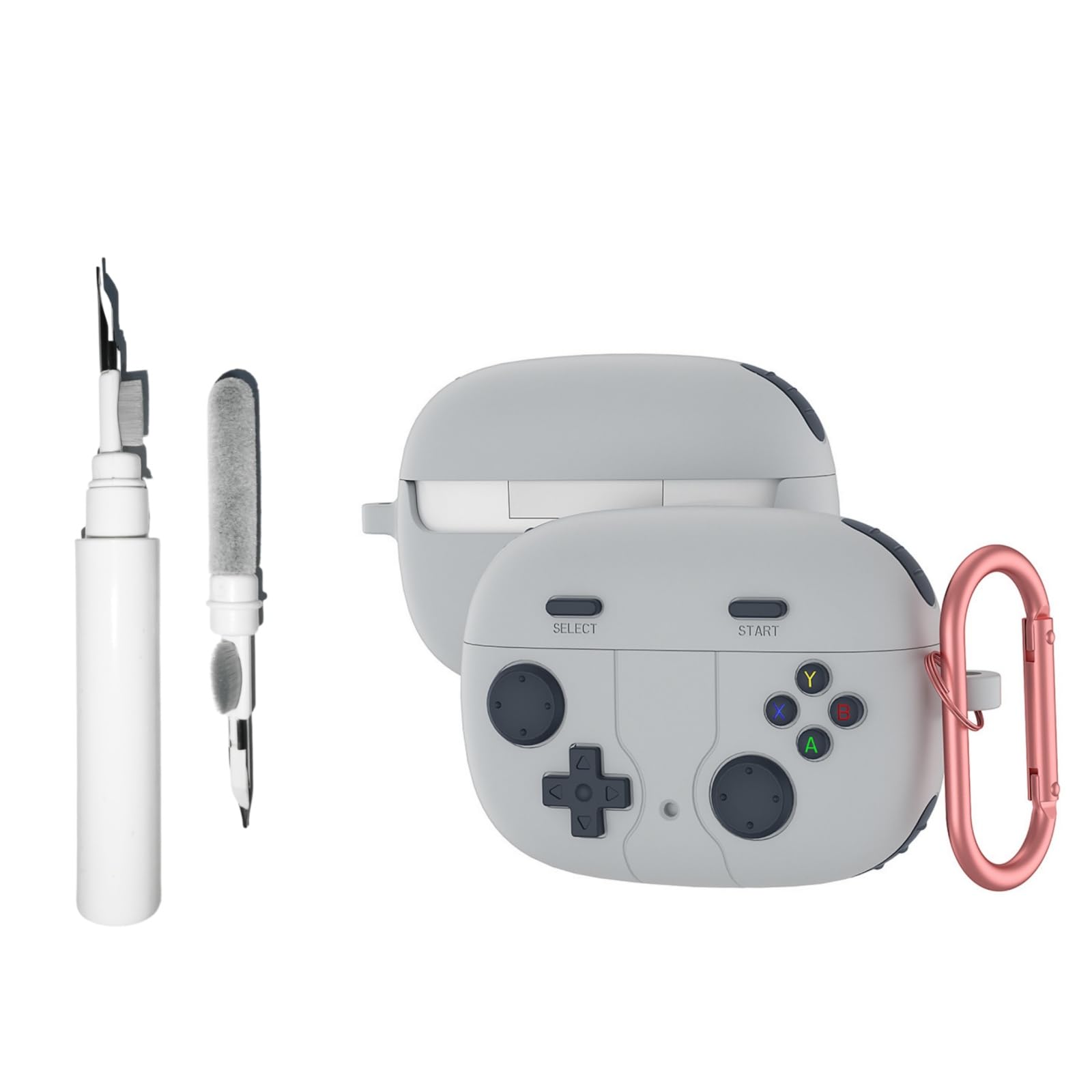 TSVSXS Silicone Case Compatible with JBL Vibe 200TWS/Vibe Beam with Keychain, Cute Game Soft Protective Cover for Vibe 200TWS Wireless Earbuds with