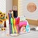 Schreibtisch Organizer, 360 Grad Stiftehalter Schreibtisch Drehbar, mit 5 Fächern und 1 Stück Kleber, Drehbarer Stiftehalter Büro-Organizer, Stifte Organizer Schule, für Büro und Schule Schreibwaren Schreibtisch mit günstig Kaufen-Schreibtisch Organizer, 360 Grad Stiftehalter Schreibtisch Drehbar, mit 5 Fächern und 1 Stück Kleber, Drehbarer Stiftehalter Büro-Organizer, Stifte Organizer Schule, für Büro und Schule Schreibwaren