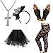 80s Pop Diva Costume Accessories for Women Madonna Party Outfit