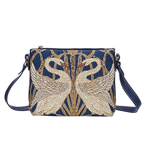 Signare Tapestry Women Bags inspired by Walter Crane, The Swan