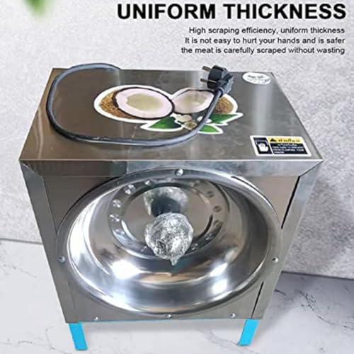 ZHPPED Kokosnussschaber-Zerkleinerer, 50–60 Stück/Stunde, elektrische kommerzielle Kokosnussreibe, 300 W Kokosnusshobel für Kokosnussverarbeitungsgeschäfte, Restaurants, Bäckereien 4 ZHPPED Kokosnussschaber-Zerkleinerer, 50–60 Stück/Stunde, elektrische kommerzielle Kokosnussreibe, 300 W Kokosnusshobel für Kokosnussverarbeitungsgeschäfte, Restaurants, Bäckereien