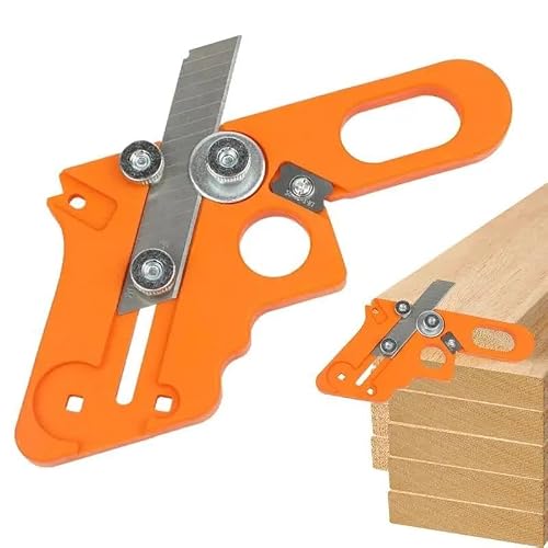 Manual Edge Banding Trimmer Veneer Edge Cutter Tool Woodworking Chamfer Plane Wood Chamfering Fillet Scraper Board Deburring (With alloy)