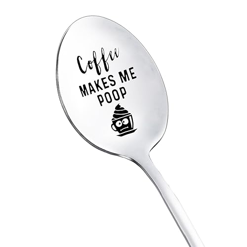 Christmas Birthday Spoon Gift for Coffee Lovers Women Men Coffee