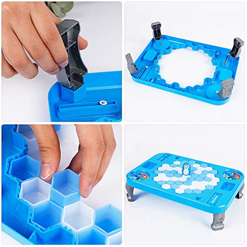 Juego de mesa DR.DUDU rompehielos con pingüino miniatura 3