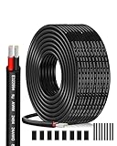 2. Large gamme de tension et de courant – Parfait pour les applications à faible voltage,Ce câble a une tension maximale de 300V, ce qui le rend adapté à des applications en courant continu allant de 5V à 24V, ainsi que des usages jusqu’à 300V. Sa capacité de courant maximale de 3,5A permet de l'utiliser dans des systèmes de faible à moyen courant tels que l'éclairage LED, les batteries automobiles, les appareils ménagers et les applications extérieures à faible voltage comme les projecteurs de jardin. Il répond aux exigences d'une variété d'appareils et de projets DIY nécessitant une alimentation fiable et sûre.