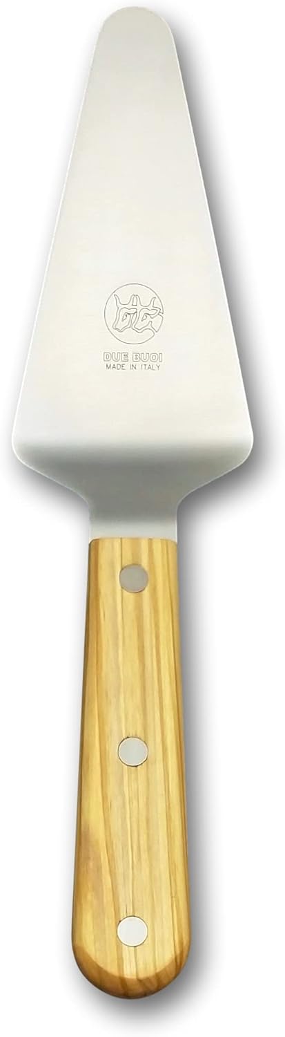 DUE BUOI OLIVE WOOD HANDLE CAKE SPATULA 14 cm (5.52 in)
