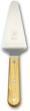 DUE BUOI OLIVE WOOD HANDLE CAKE SPATULA 14 cm 5.52 in