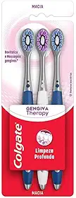 Escova de Dente Colgate Gengiva Therapy 3 unid