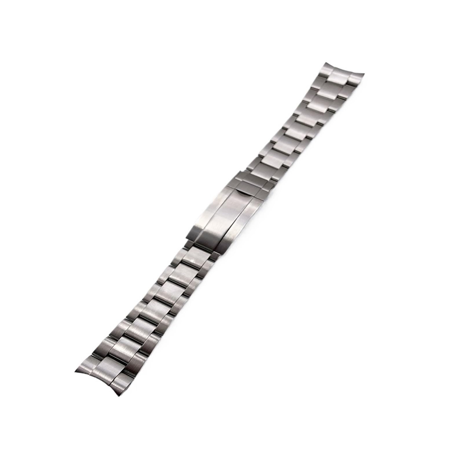 Correa de reloj de acero inoxidable sólido, accesorios de reloj, correa de repuesto, correa de Metal for hombre, pulsera de reloj for hombre(Silver)