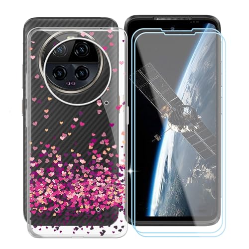 KJYFOANI for Ulefone Armor 23 Ultra Case, with 2 x Tempered Glass Screen Protector, Anti-Scratch Shock-Proof Clear Soft Bumper Ultra-Thin Case for Ulefone Armor 23 Ultra (6.78