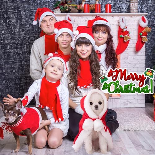 Hund Weihnachtskostüm, Haustier Weihnachtskostüm, Hund Weihnachtskostüm für Hunde Katzen, Weihnachtskleid, Hundekleidung rot, für Kleine Hunde Katzen Haustier