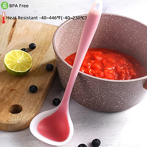 image for Yoku Made- Mini Silicone Ladle, Small Gravy Ladle, Sauce Ladle, for Se