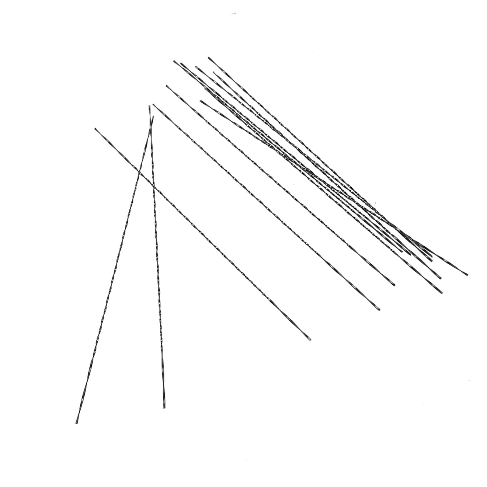 Generic Hojas de Sierra de Plástico de Metal Diente Espiral Afilado de Alta Dureza 12 Piezas para Carpinteros de Taller (hoja de sierra 4#)