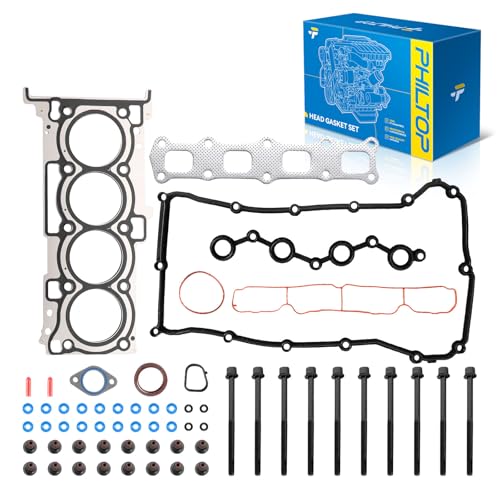Image of PHILTOP HS26332PT Head Gasket Set for Dodge Avenger 2008-2014, Jeep Patriot Compass 2007-2017, Journey 2009-2020, for Chrysler 200 2011-2014, Sebring 2007-2010, Caliber 2007-2011 2.4L, Head Gasket Kit