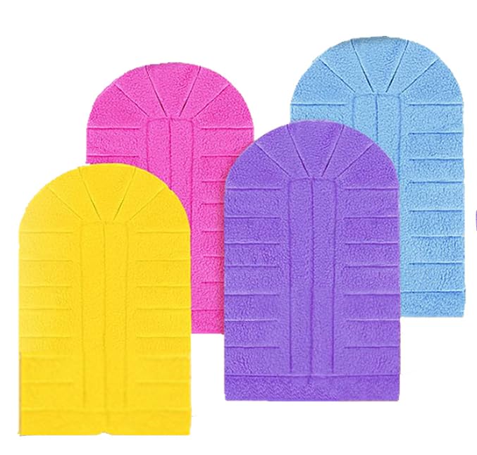 Jimkply 6 plumeros lavables eficientes para eliminar el polvo, rotación de 360 grados, plumero para el hogar, oficina, escuela (6 colores)