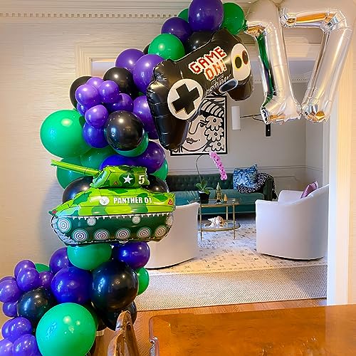 Image of Voircoloria 110pcs Dark Purple Balloons 12inch Deep Purple Latex Party Balloons for Halloween, Graduation, Wedding, Birthday, Baby Shower, Anniversary, Valentine's Day Party Decorations