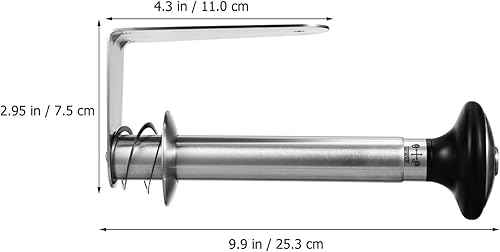 Miniatura 2 de Cabilock Soporte para toallas de papel, organizador de papel, suministros de cocina montados en la pared para fácil acceso, diseño elegante para