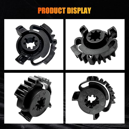 HQRNYP HVAC Blend Door Gear Kit, Heater Blend Door Actuator Gear, Black Automotive Air Door Actuator Gear Compatible with Dodge Durango Jeep Grand Cherokee 2011-2018, Replaces OEM#68214880AA, 926-133 - Thumbnail 7