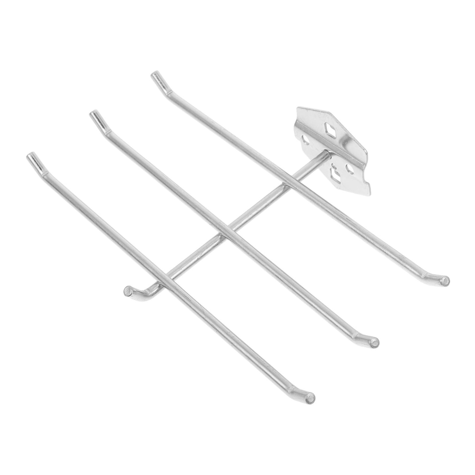 SOLUSTRE Metal Pegboard Hooks 6 Arms for Garage Storage Heavy Duty Tool Hangers for Pegboard Organization Hanging Garden Tools for Home and Workshop