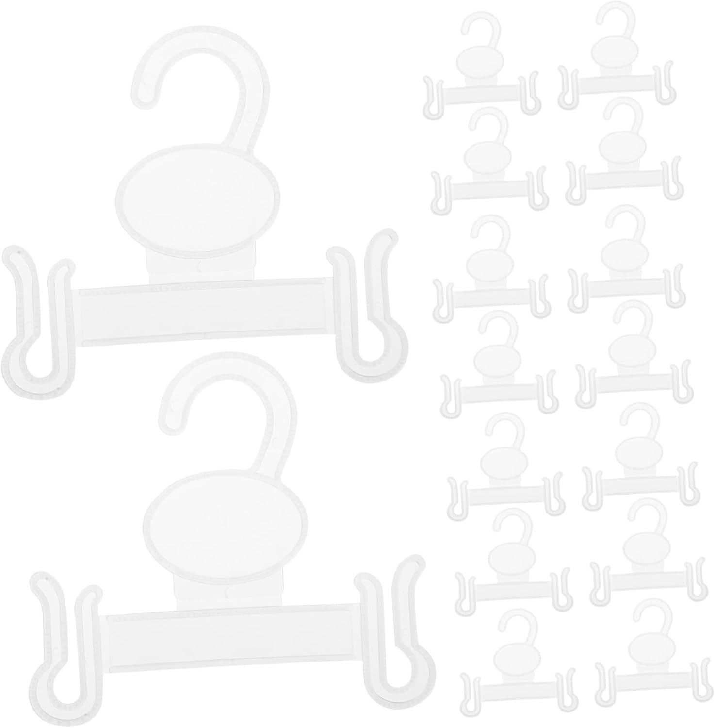 Gatuida 100pcs Plastic Shoe Drying Shelf Hangers for -Flops and Sandals Efficient Shoe Organizer for Retail Display and Closet Storage and Stylish Hooks for Space Optimization