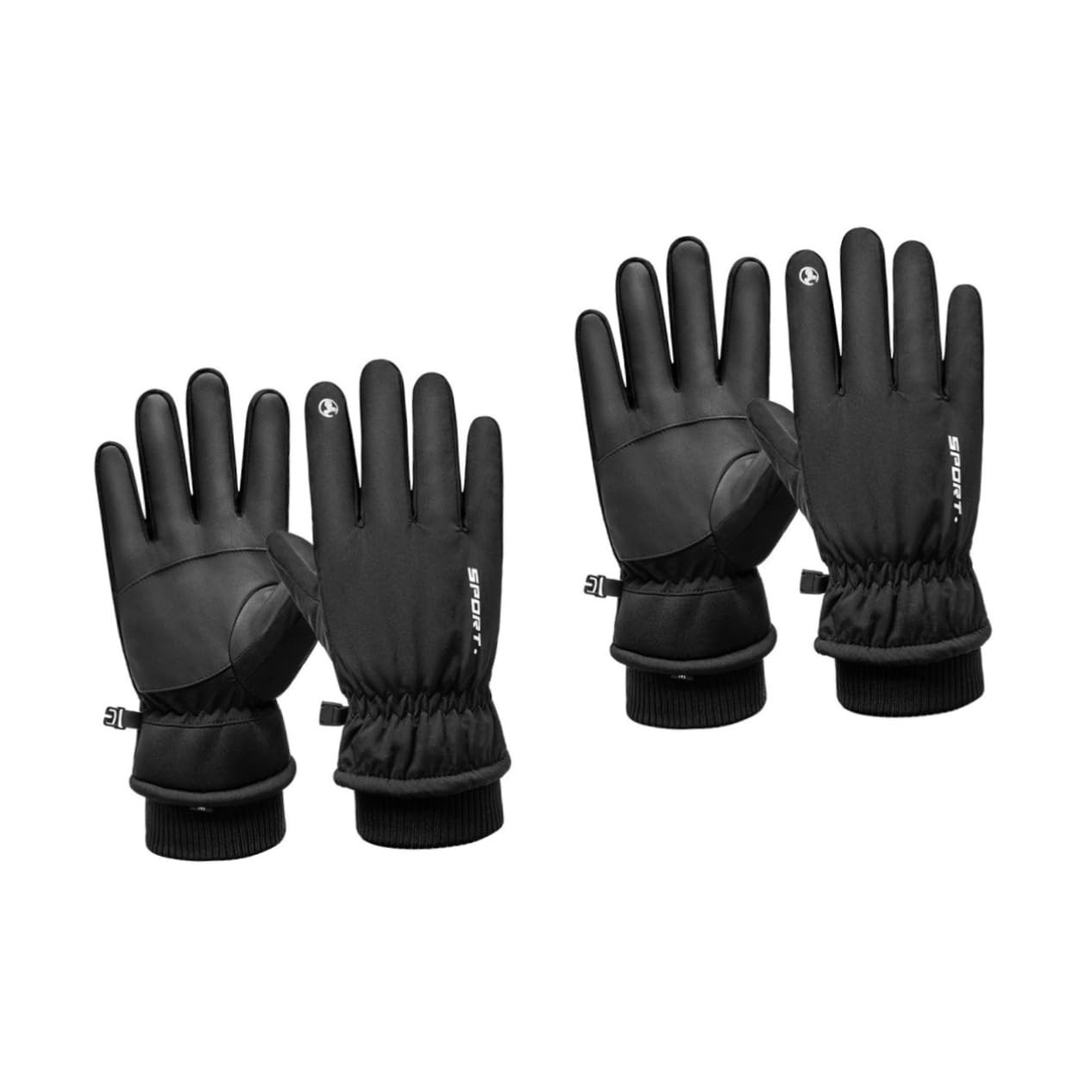 SUPVOX 1 Par De Guantes Guantes De Esquí De Snowboard para Hombre De Snowboard De Cuero para Hombres De Invierno Orejeras para Hombres Guante De Pesca