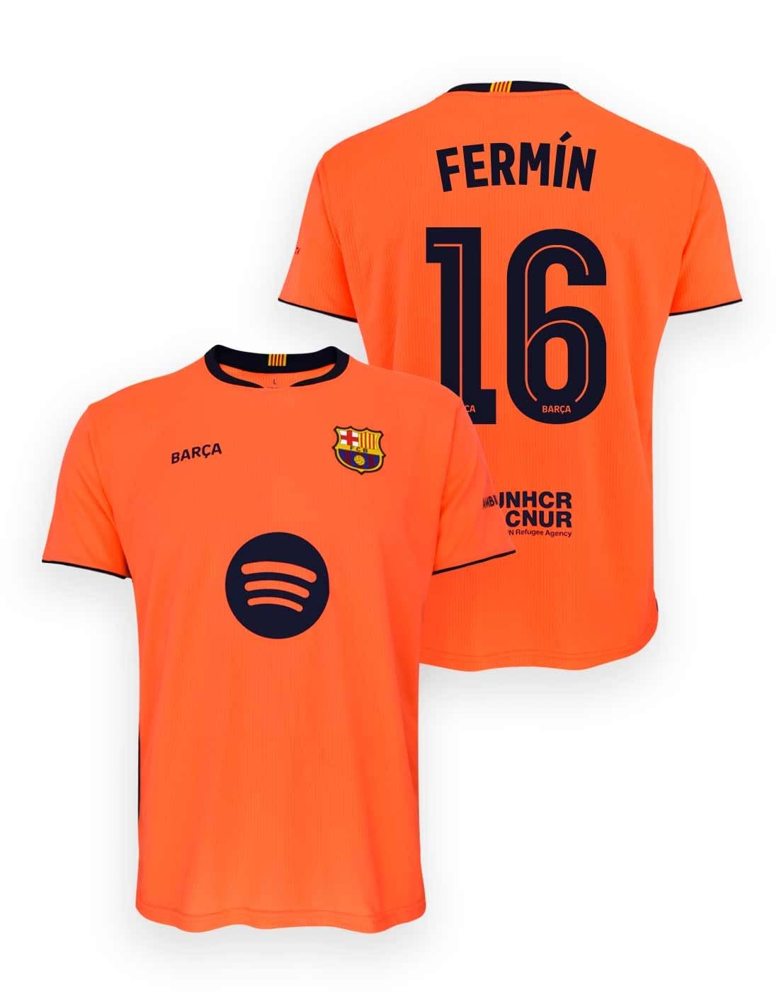 FCB FC Barcelona Fermin Official Replica Adult Unisex 3 Jersey