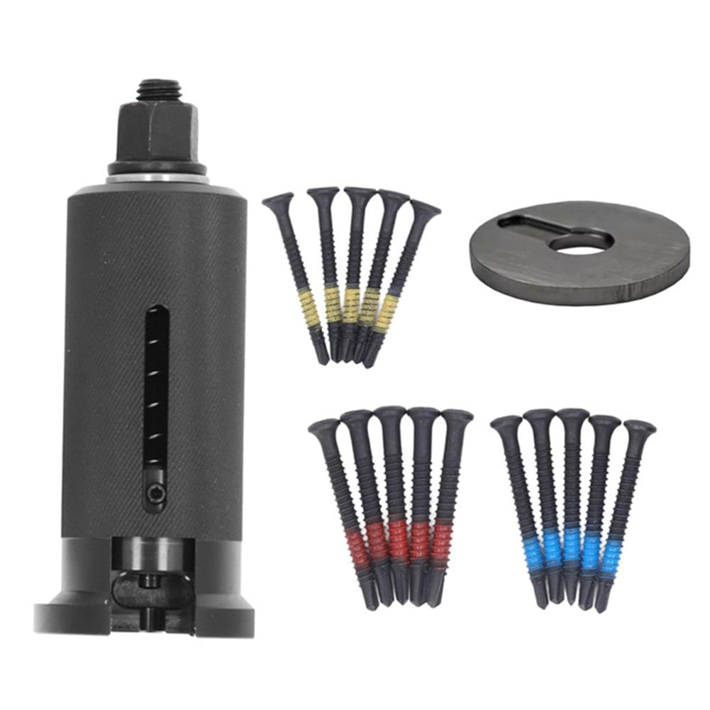 Extractor de cerraduras profesional de acero inoxidable de alta potencia con tornillos