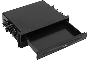 Car Radio Single Din Cup Holder with Storage Box