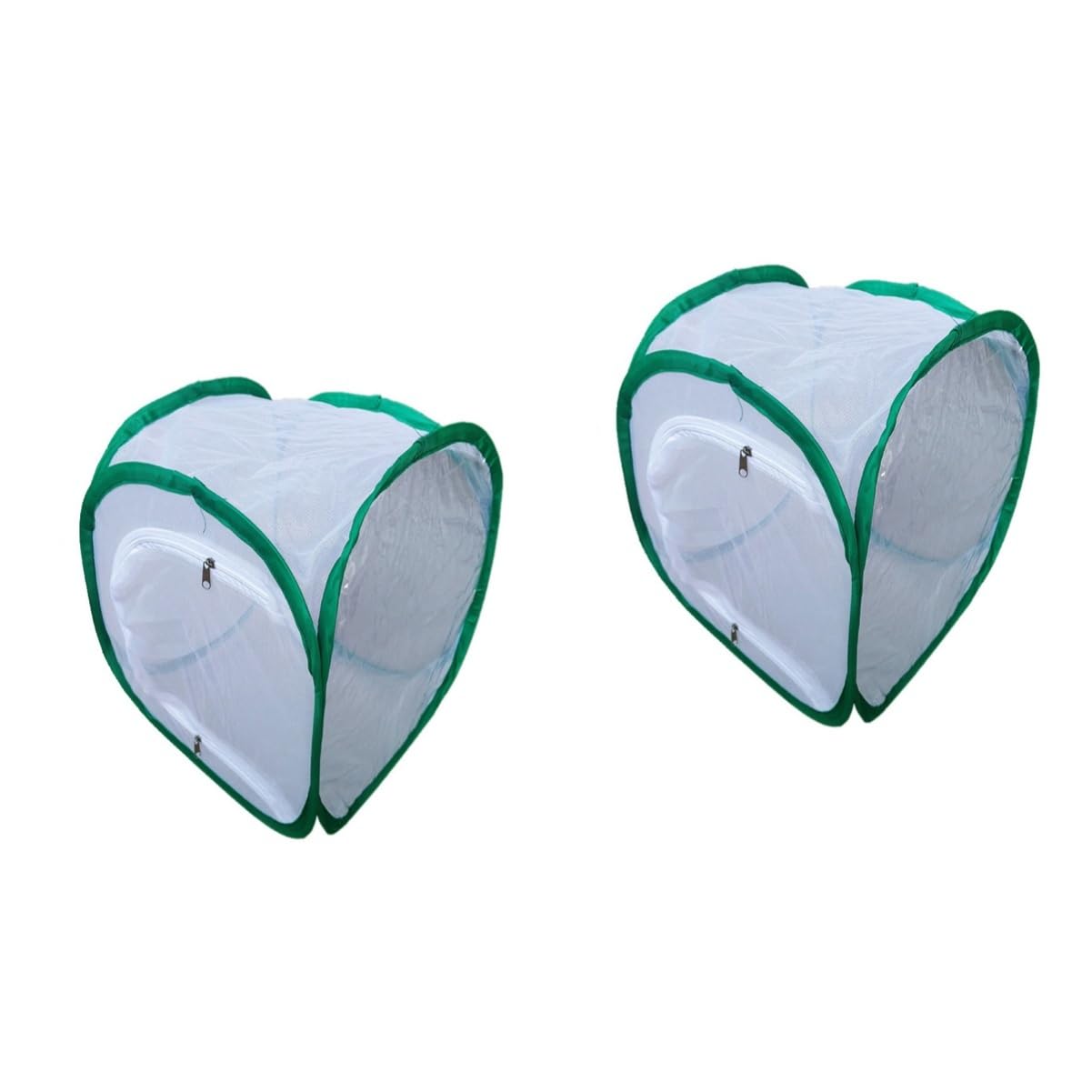 Generic2pcs plant kit outdoor cage suit worm farm kit butterfly caterpillars live kit house butterfly garden kit with caterpillars habitat cage Mesh net