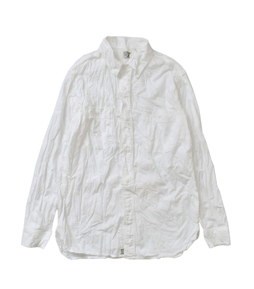 orslow オアスロウ ホワイトシャンブレーワークシャツ サイズ1 orslow