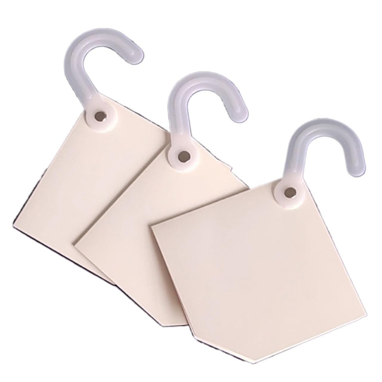 Paper Swatch Header Hanger 20pcs Swatch Header Hanger With Rivets Fabric Samples Holder For Textile Leather Material Paper Card Display Hook