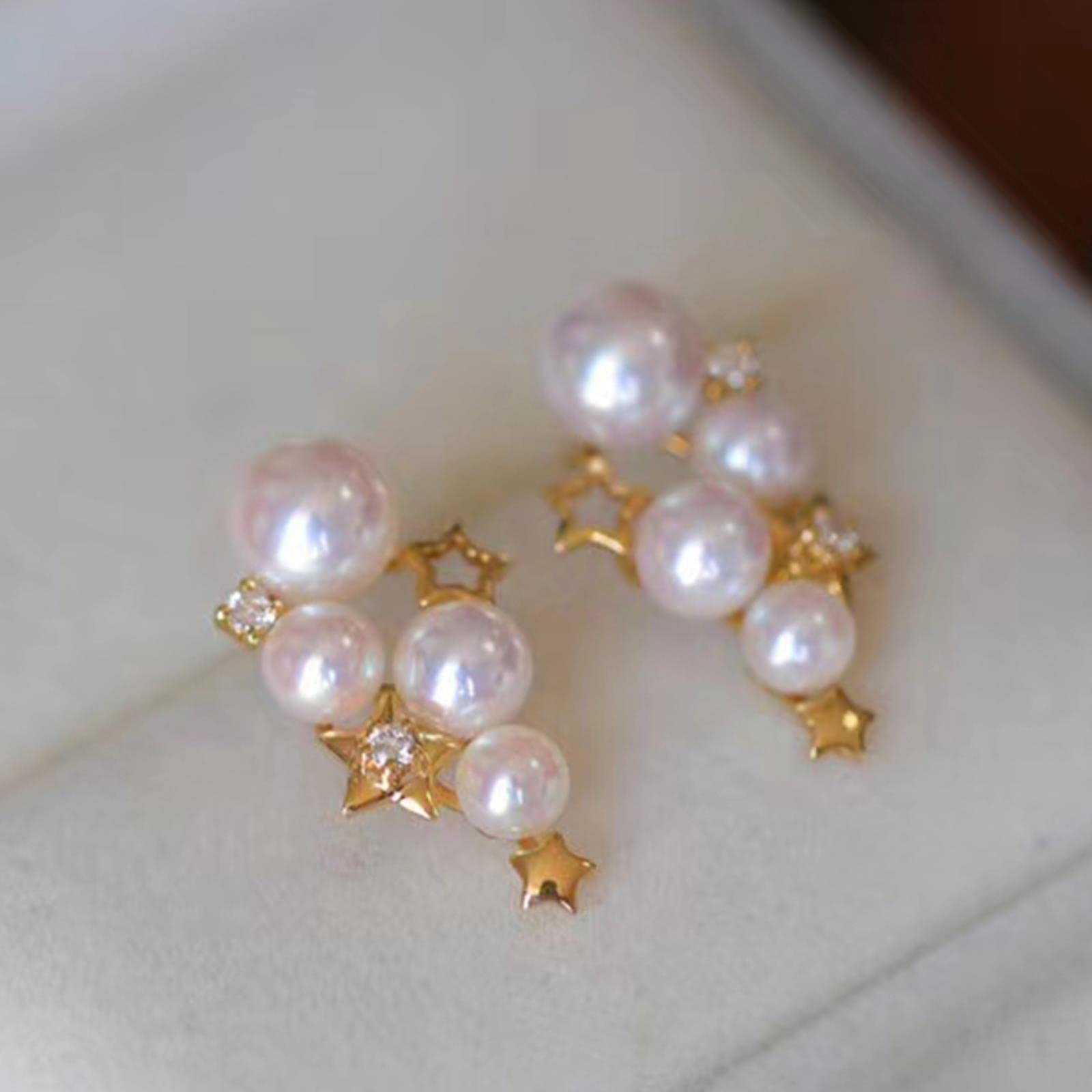 925 Sterling Silber Schmuck Perlensets Feiner Naturperlenschmuck 5-7mm Sets Für Frauen