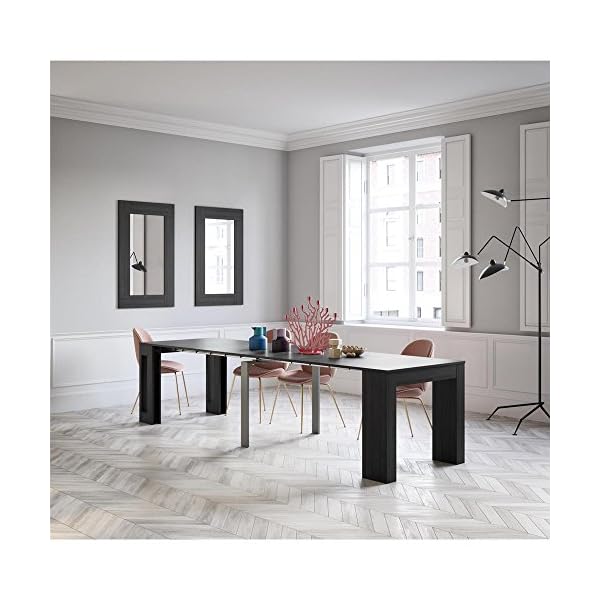 Mobili Fiver, Extendable Console Table with extension holder, Easy, 45 x 90 x 76 cm, Made in Italy - Image 5