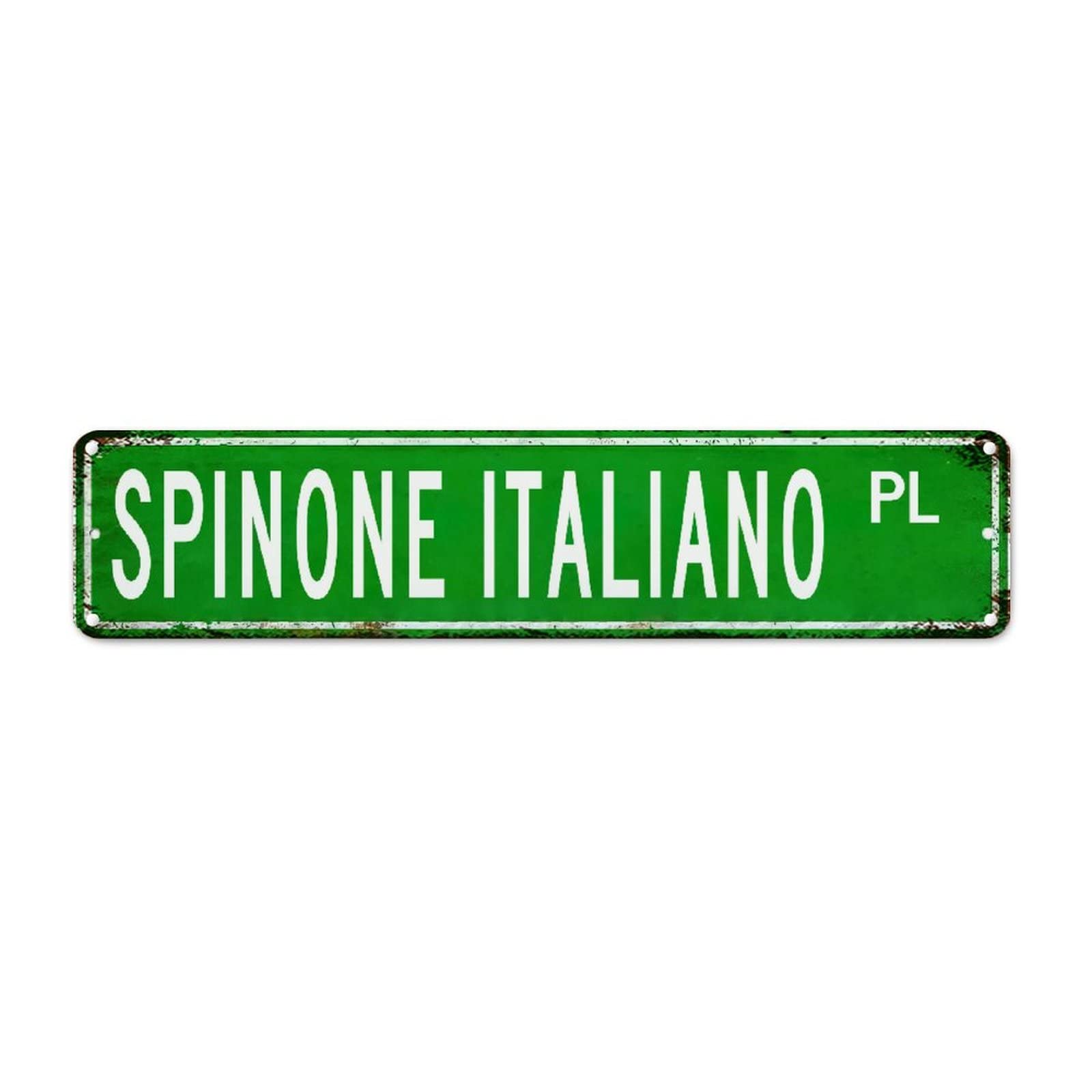 CowkissSign Spinone Italiano Vintage Metal Signs 18x4in Wall Mount Decorative Sign for Garage, Porch, Office, Bar, Garden