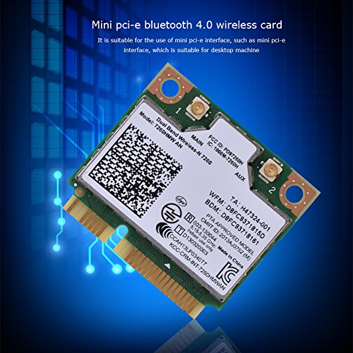 Placa de rede Mini PCI-E 2.4G/5G de dupla frequência - Adaptador 802.11a/b/g/n baseado em padrões IE