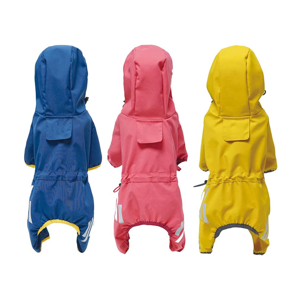 Chubasquero para Perros, Poncho Impermeable for Perros, Todo Incluido, for Cuatro Patas, Ropa for Mascotas de Lluvia, for pequeños y medianos(Blue,XXL)